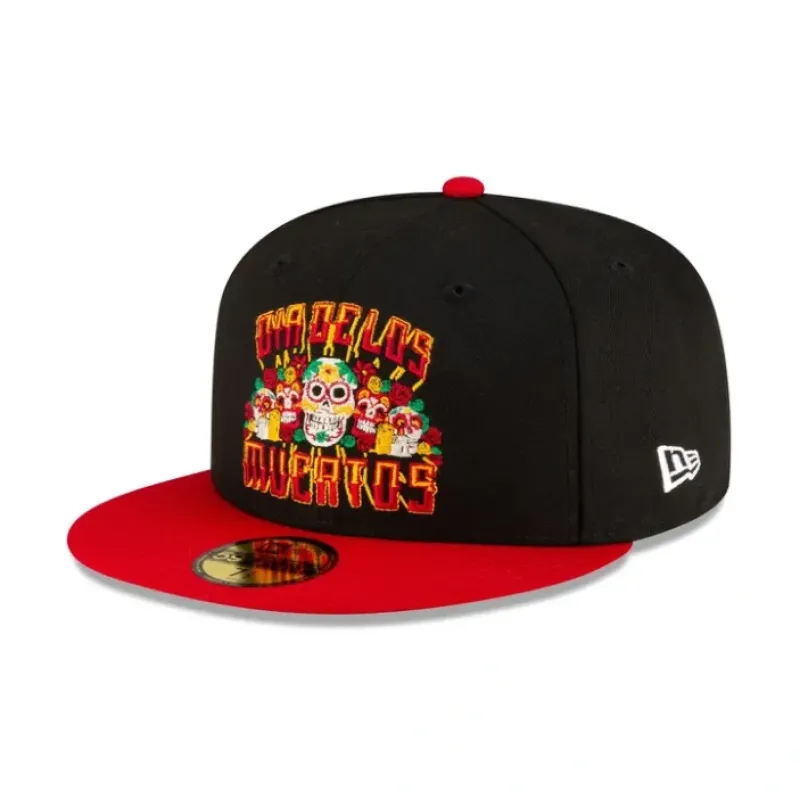 Best New Era Cap Day of the Dead Ofrenda 59FIFTY Fitted Hat - KTGCaps - Baseball caps for various teams, purchased online at a discount