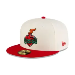 Hot New Era Cap Day of the Dead Sacred Heart 59FIFTY Fitted Hat - KTGCaps - Baseball caps for various teams, purchased online at a discount