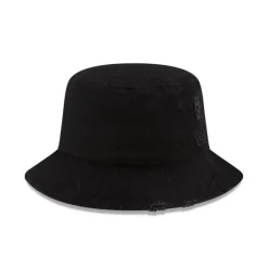 Hot New Era Cap Distressed Black Denim Bucket Hat - KTGCaps - Baseball caps for various teams, purchased online at a discount