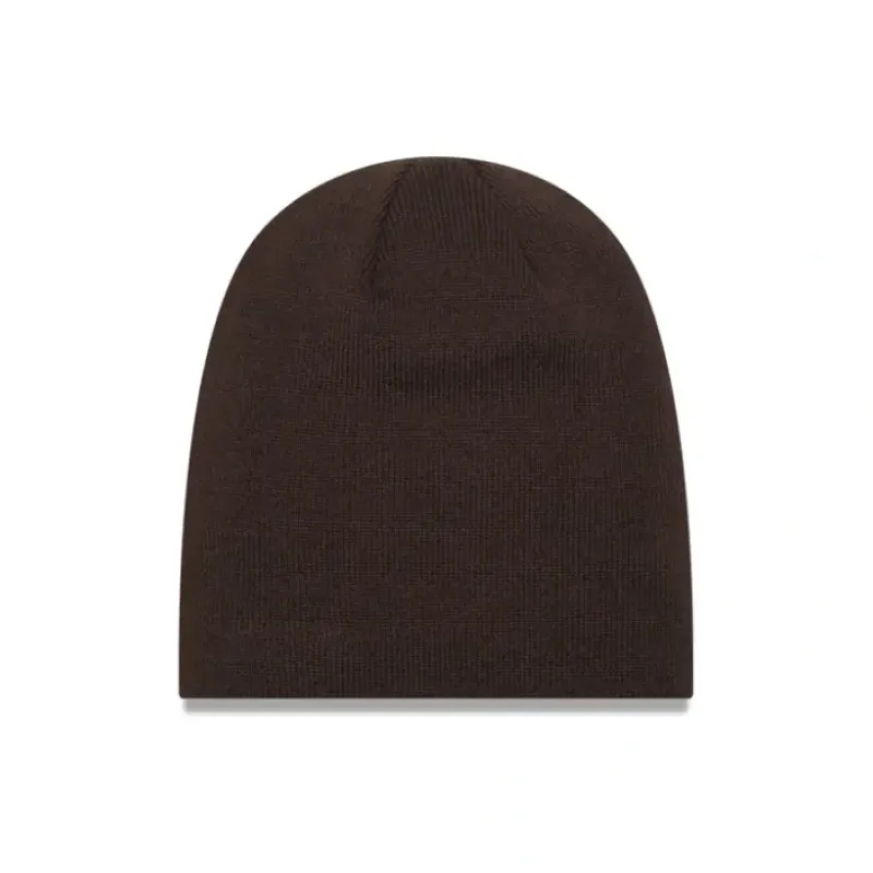 Hot New Era Cap Everyday Classics Brown Beanie Hat - KTGCaps - Baseball caps for various teams, purchased online at a discount
