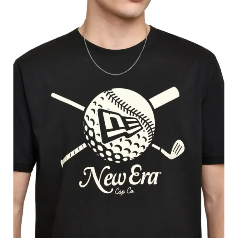 Hot New Era Cap Fairway Black TShirt - KTGCaps - Baseball caps for various teams, purchased online at a discount