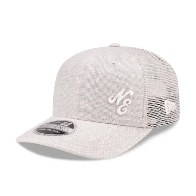 Online New Era Cap Heather Stone 9SEVENTY Trucker Hat - KTGCaps - Baseball caps for various teams, purchased online at a discount