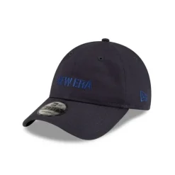 Cheap New Era Cap Metal Buckle Navy 9FORTY Unstructured Adjustable Hat - KTGCaps - Baseball caps for various teams, purchased online at a discount