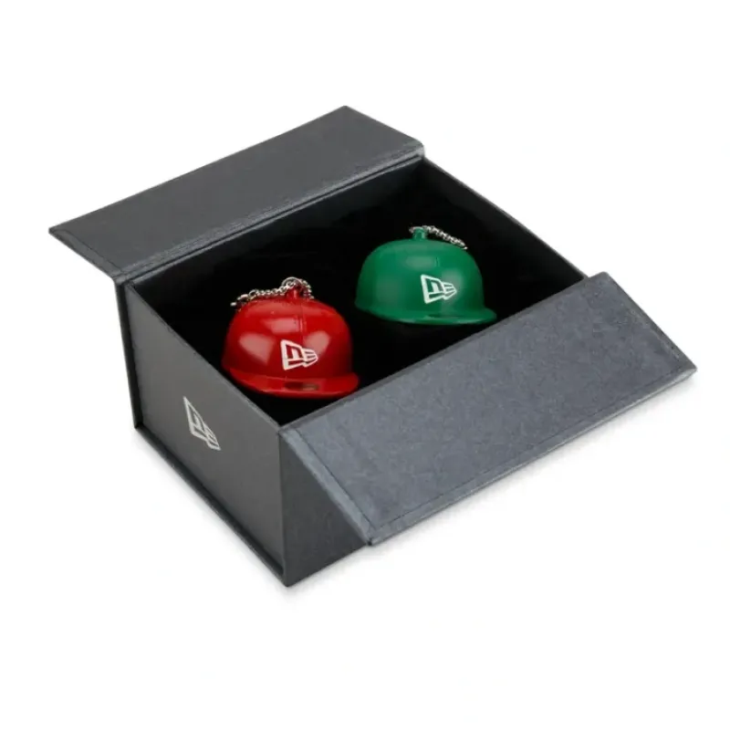 Flash Sale New Era Cap Red amp Green 59FIFTY Fitted Holiday Ornament Pack - KTGCaps - Baseball caps for various teams, purchased online at a discount