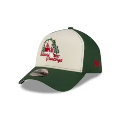 Shop New Era Cap Seasonal Staples Seasons Greetings 9FORTY AFrame Trucker  - KTGCaps - Baseball caps for various teams, purchased online at a discount