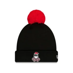 Cheap New Era Cap Seasonal Staples Santa Pom Knit Hat - KTGCaps - Baseball caps for various teams, purchased online at a discount