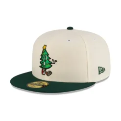 New New Era Cap Seasonal Staples Christmas Tree 59FIFTY Fitted Hat - KTGCaps - Baseball caps for various teams, purchased online at a discount