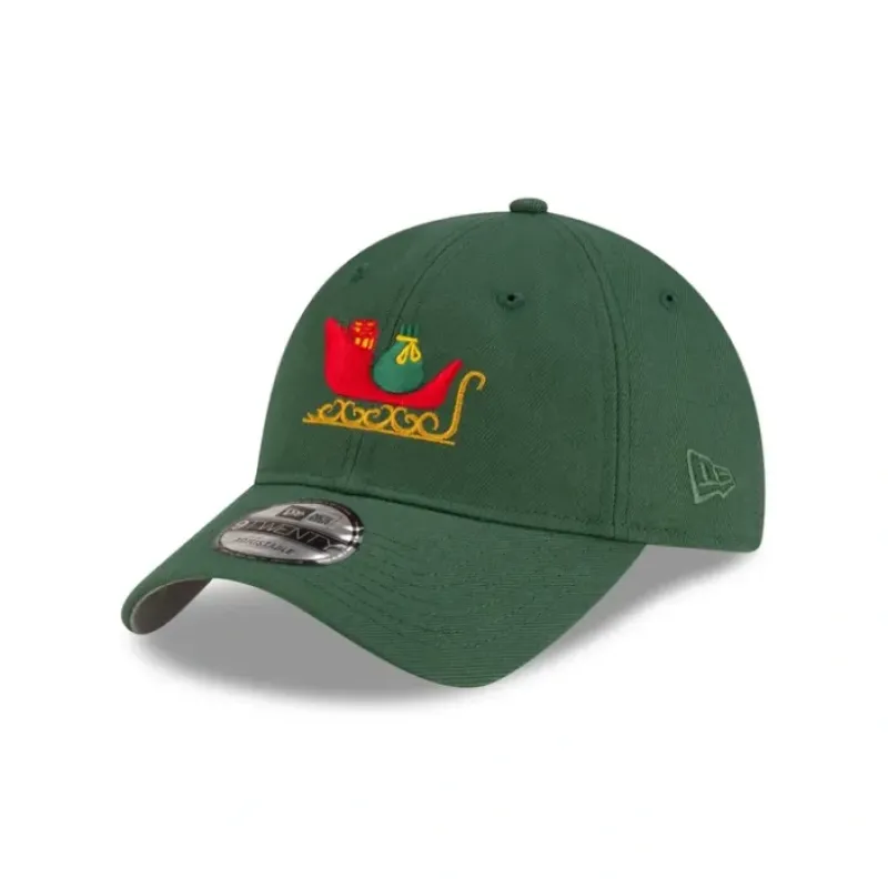 Sale New Era Cap Seasonal Staples Sleigh 9TWENTY Adjustable Hat - KTGCaps - Baseball caps for various teams, purchased online at a discount