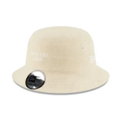 Hot New Era Cap Soft Linen Stone Bucket Hat - KTGCaps - Baseball caps for various teams, purchased online at a discount