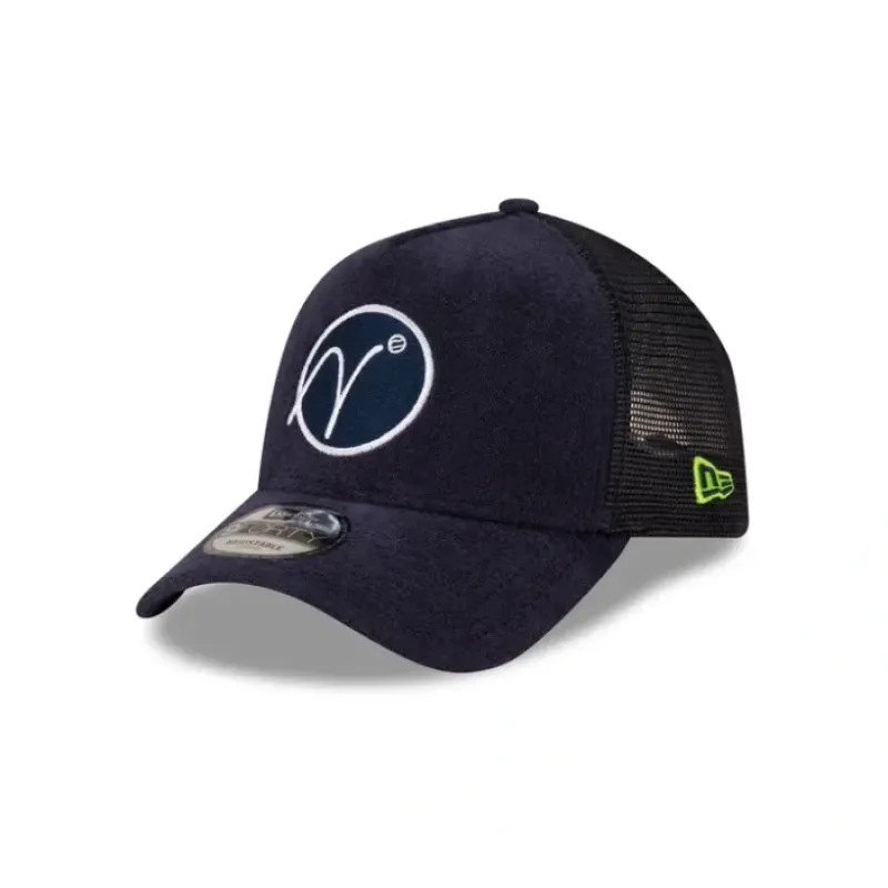 Best New Era Cap Tennis Club Navy 9FORTY AFrame Trucker Hat - KTGCaps - Baseball caps for various teams, purchased online at a discount