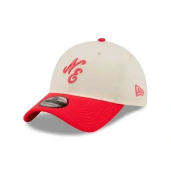 New New Era Chrome Lava Red 9TWENTY Adjustable Hat - KTGCaps - Baseball caps for various teams, purchased online at a discount