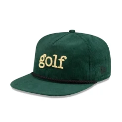 Clearance New Era Golf Green Corduroy Golfer Hat - KTGCaps - Baseball caps for various teams, purchased online at a discount