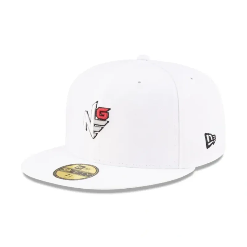 New New Era Golf Optic White 59FIFTY Fitted Hat - KTGCaps - Baseball caps for various teams, purchased online at a discount