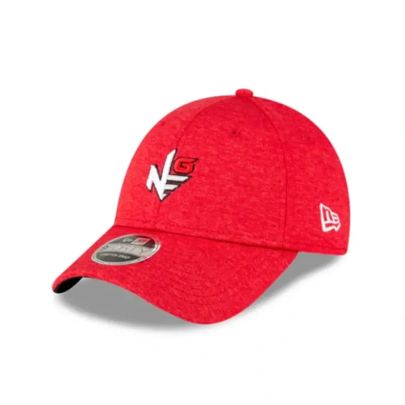Cheap New Era Golf Red 9FORTY StretchSnap Hat - KTGCaps - Baseball caps for various teams, purchased online at a discount