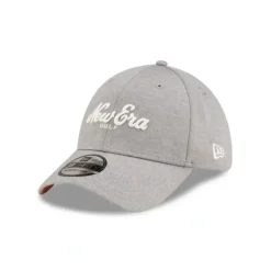 Hot New Era Golf Script Gray 39THIRTY Stretch Fit Hat - KTGCaps - Baseball caps for various teams, purchased online at a discount