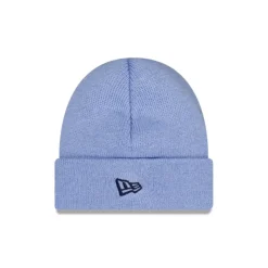 Clearance New Era Pastel Blue Short Cuff Knit Beanie - KTGCaps - Baseball caps for various teams, purchased online at a discount