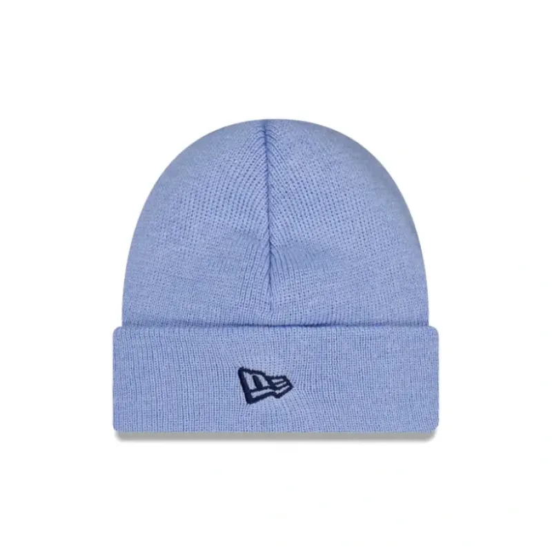 Clearance New Era Pastel Blue Short Cuff Knit Beanie - KTGCaps - Baseball caps for various teams, purchased online at a discount