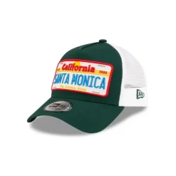 Hot New Era Santa Monica Plate 9FORTY AFrame Snapback Hat - KTGCaps - Baseball caps for various teams, purchased online at a discount