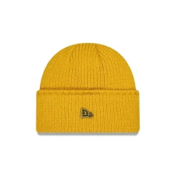Shop New Era Yellow Wide Cuff Knit Beanie - KTGCaps - Baseball caps for various teams, purchased online at a discount