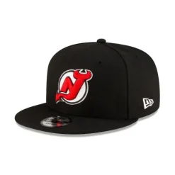 New New Jersey Devils Black 9FIFTY Snapback Hat - KTGCaps - Baseball caps for various teams, purchased online at a discount