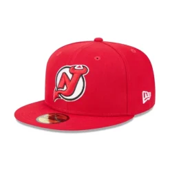 Fashion New Jersey Devils 59FIFTY Fitted Hat - KTGCaps - Baseball caps for various teams, purchased online at a discount