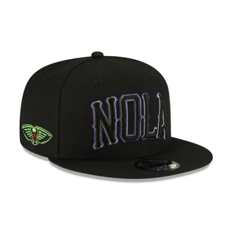 Hot New Orleans Pelicans 2023 City Edition 9FIFTY Snapback Hat - KTGCaps - Baseball caps for various teams, purchased online at a discount