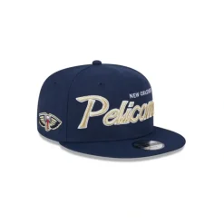 Cheap New Orleans Pelicans Script Kids 9FIFTY Snapback Hat - KTGCaps - Baseball caps for various teams, purchased online at a discount