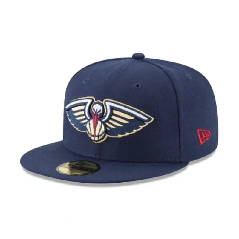 Outlet New Orleans Pelicans Team Color 59FIFTY Fitted Hat - KTGCaps - Baseball caps for various teams, purchased online at a discount