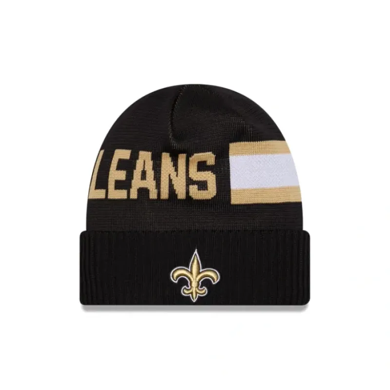 Discount New Orleans Saints 2024 Cold Weather Tech Knit Beanie - KTGCaps - Baseball caps for various teams, purchased online at a discount