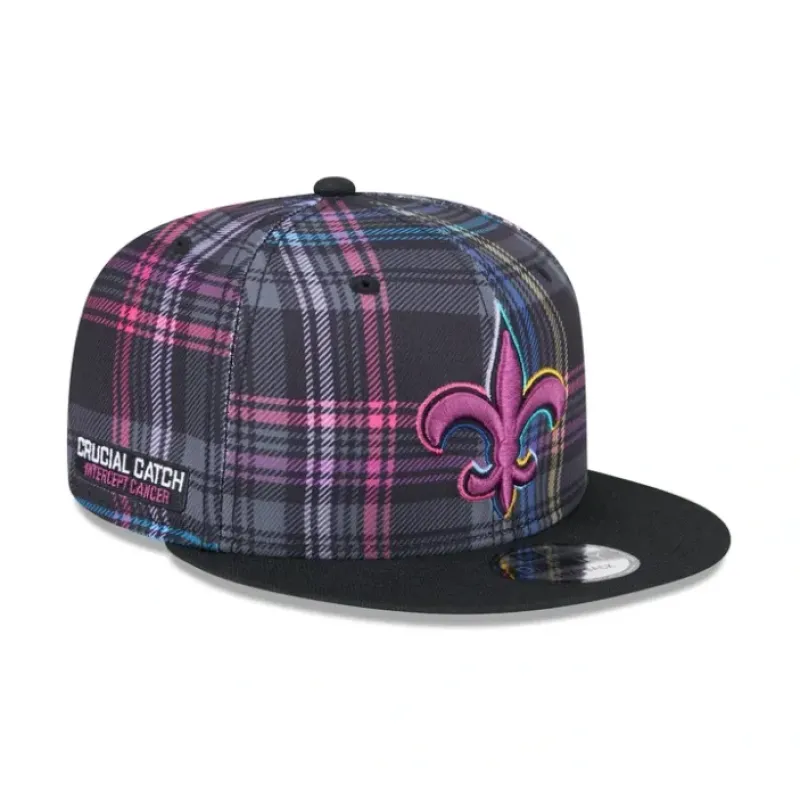 Clearance New Orleans Saints 2024 Crucial Catch 9FIFTY Snapback Hat - KTGCaps - Baseball caps for various teams, purchased online at a discount