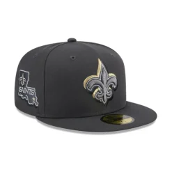 Flash Sale New Orleans Saints 2024 Draft Gray 59FIFTY Fitted Hat - KTGCaps - Baseball caps for various teams, purchased online at a discount