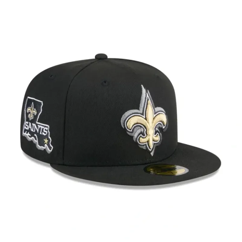 Fashion New Orleans Saints 2024 Draft 59FIFTY Fitted Hat - KTGCaps - Baseball caps for various teams, purchased online at a discount