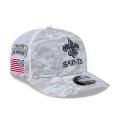 Cheap New Orleans Saints 2024 Salute to Service 9SEVENTY Trucker Hat - KTGCaps - Baseball caps for various teams, purchased online at a discount