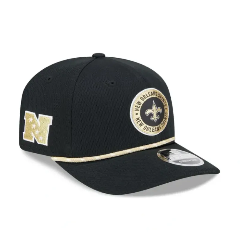 Cheap New Orleans Saints 2024 Sideline 9SEVENTY StretchSnap Hat - KTGCaps - Baseball caps for various teams, purchased online at a discount