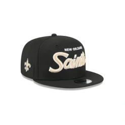 New New Orleans Saints Script Kids 9FIFTY Snapback Hat - KTGCaps - Baseball caps for various teams, purchased online at a discount