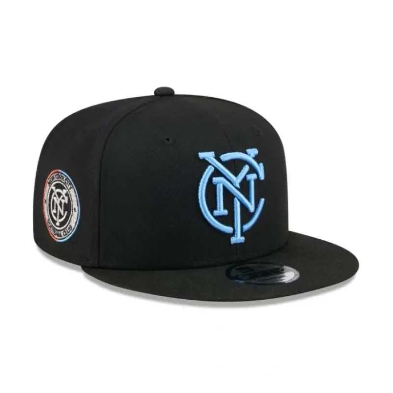 Discount New York City FC 2024 Jersey Hook 9FIFTY Snapback Hat - KTGCaps - Baseball caps for various teams, purchased online at a discount
