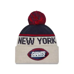 Clearance New York Giants 2024 Cold Weather Historic Pom Knit Hat - KTGCaps - Baseball caps for various teams, purchased online at a discount
