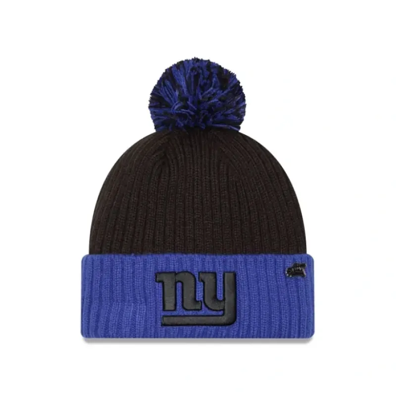 Cheap New York Giants 2024 Inspire Change Pom Knit Hat - KTGCaps - Baseball caps for various teams, purchased online at a discount