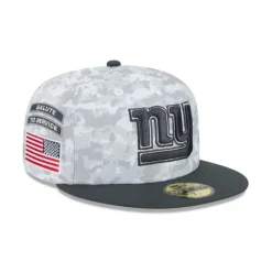 Hot New York Giants 2024 Salute to Service 59FIFTY Fitted Hat - KTGCaps - Baseball caps for various teams, purchased online at a discount