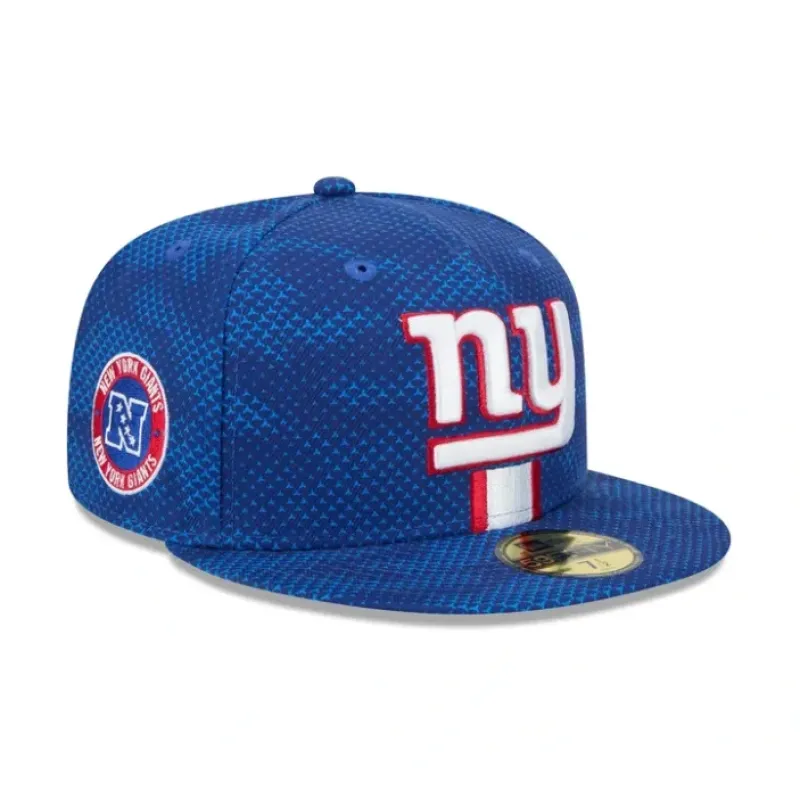 Discount New York Giants 2024 Sideline 59FIFTY Fitted Hat - KTGCaps - Baseball caps for various teams, purchased online at a discount