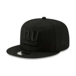 Best Sale New York Giants Basic Black On Black 9FIFTY Snapback Hat - KTGCaps - Baseball caps for various teams, purchased online at a discount
