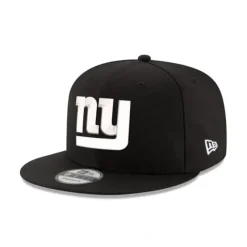 Outlet New York Giants Black and White 9FIFTY Snapback Hat - KTGCaps - Baseball caps for various teams, purchased online at a discount