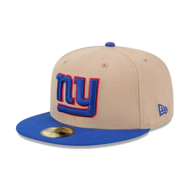 Cheap New York Giants Camel 59FIFTY Fitted Hat - KTGCaps - Baseball caps for various teams, purchased online at a discount