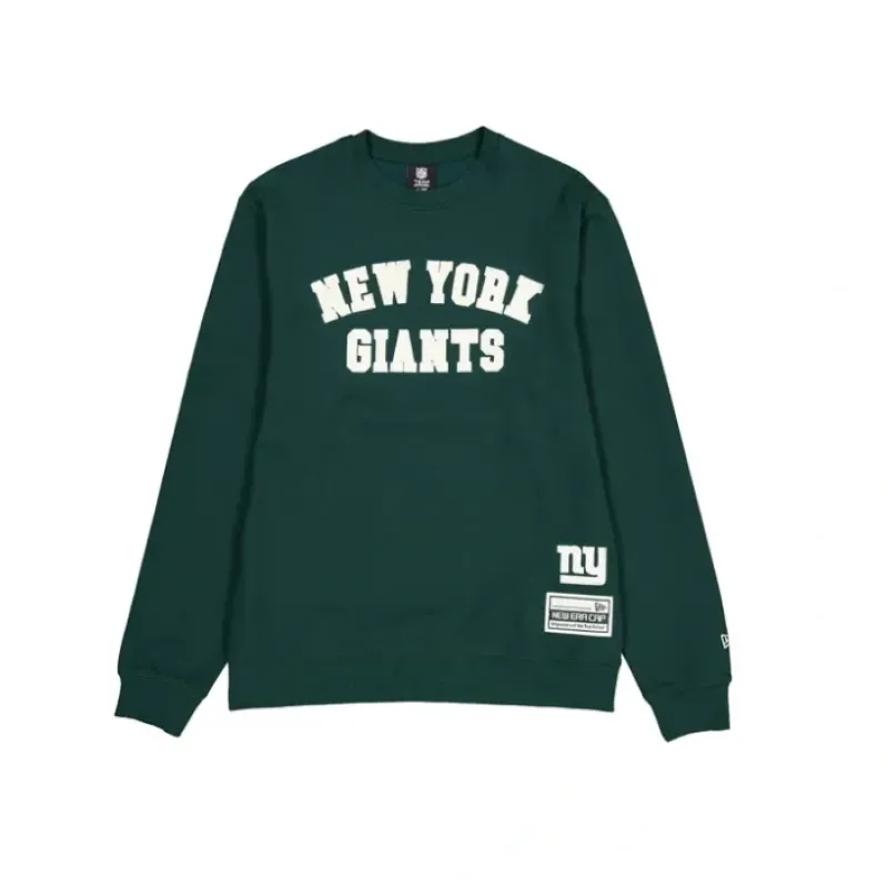 Shop New York Giants Dark Green Logo Select Crewneck - KTGCaps - Baseball caps for various teams, purchased online at a discount