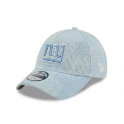 New New York Giants Logo Essentials Denim 9FORTY AFrame Snapback Hat - KTGCaps - Baseball caps for various teams, purchased online at a discount