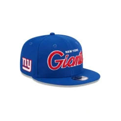Discount New York Giants Script Kids 9FIFTY Snapback Hat - KTGCaps - Baseball caps for various teams, purchased online at a discount