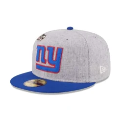 Fashion New York Giants 70th Anniversary Gray 59FIFTY Fitted Hat - KTGCaps - Baseball caps for various teams, purchased online at a discount