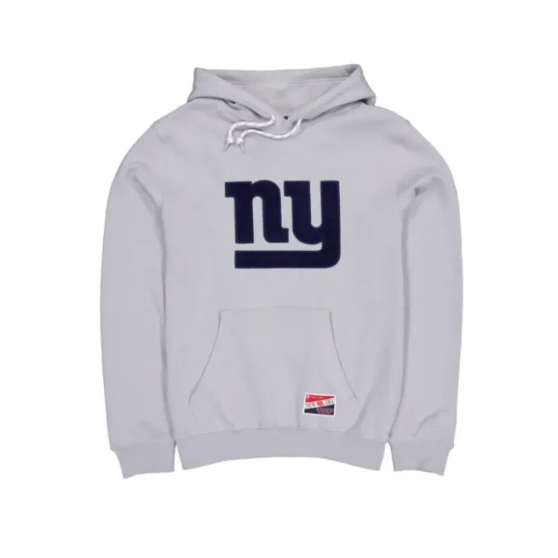 Fashion New York Giants Throwback Gray Hoodie - KTGCaps - Baseball caps for various teams, purchased online at a discount