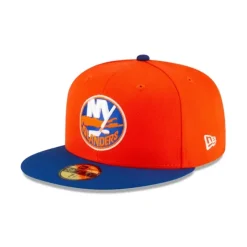 Online New York Islanders Orange 59FIFTY Fitted Hat - KTGCaps - Baseball caps for various teams, purchased online at a discount