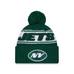 Clearance New York Jets 2024 Cold Weather Sport Pom Knit Hat - KTGCaps - Baseball caps for various teams, purchased online at a discount